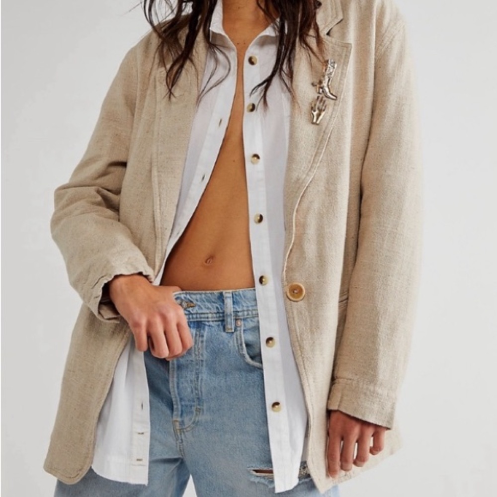 SOLD. Free People Beckett Boyfriend Blazer